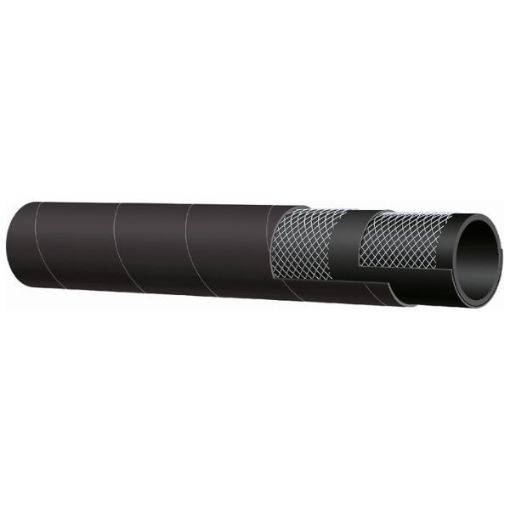 Picture of 1.1/2" (38mm) 650AA - Fuel-Oil delivery 10 bar (150 psi) Black conductive CR /  General purpose fuel and oil delivery / -30 °C +80 °C