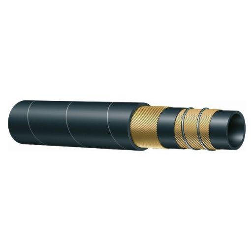 Picture of 1.1/2" (38mm) ID x 49mm OD T604 Fuel-Oil Suction & Delivery Hose 10 bar (150 psi) Black CR -30 °C +80 °C
