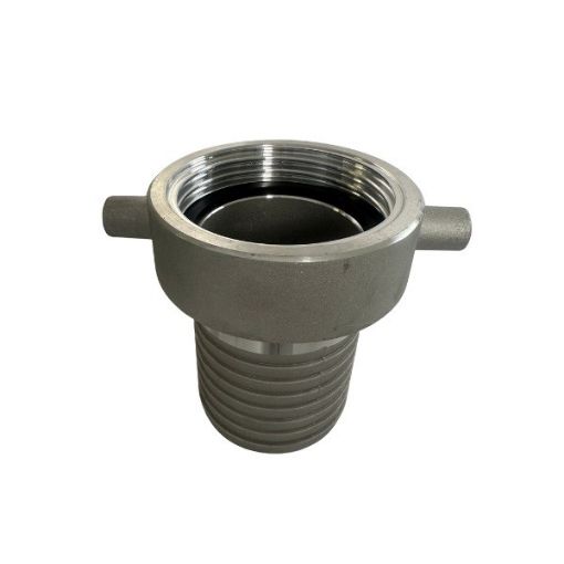 Picture of 4" (102mm) 2 Lug URT Female Plain Fire Industry Hose Coupler/Adaptor - Aluminium